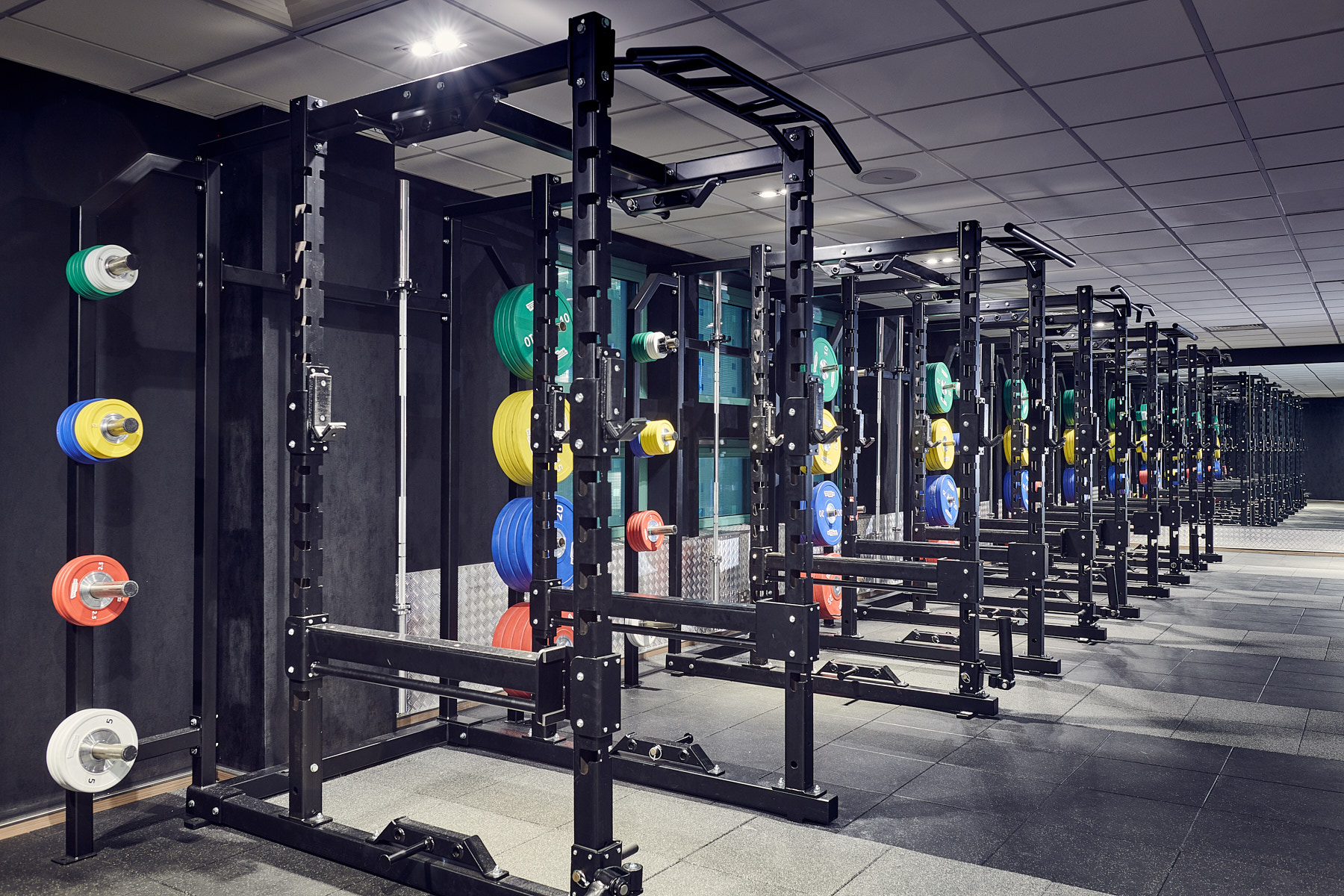 Canary Wharf Squat Racks